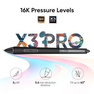 Xppen Deco Pro (Gen 2) Graphics Tablet World Первый 16K Уровни давления x3 Pro Stylus Digital Brawt Tablet для рисования художественного дизайна