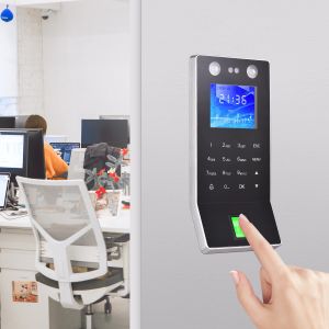 Recording Face Recognition Fingerprint Password Attendance Machine Access Control Time Clock Recorder Support ID Card Device