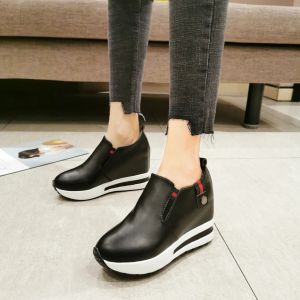 Shoes Silver Platform Shoes Hidden Heel Women Casual Platform Shoes Woman Sneakers Shoes for Women Height Increasing Wedges Shoes