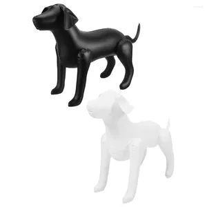 Hundekleidung 2 PCs Haustier -Kleidungsmodell aufblasbare Kleidung Display Skulptur Mannequins Stehen Modelle Selbsthunde Haustiere Shop -Schalter für