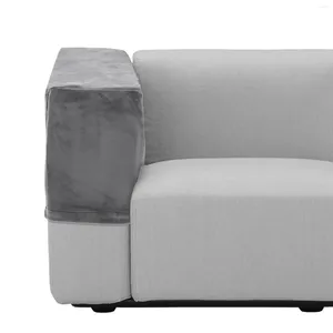 Krzesło obejmują vosarea 2pcs uniwersalna sofa osłona podłokietnika elastyczne obrońca stały kolor ochronny