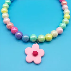 Dog Collars Colorful Collar Cute Adjustable Kitten Necklace Jewelry Pearl Flower Pet Elegant Party Dress