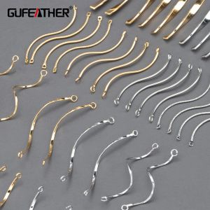 Komponenter Gufeather MA82, smyckenillbehör, nickelfri, guld rodiumpläterad, koppar, smyckesframställning, DIY örhänge tillbehör, 10 st/parti