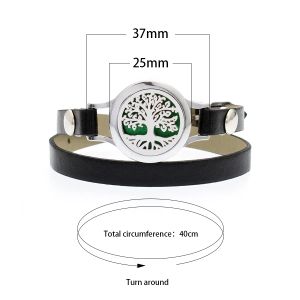 Liebe 25mm Drehschraub Aromatherapie Diffusor Locket Frau Mann Fit Armband (nur LCKETT, keine Gürtel)