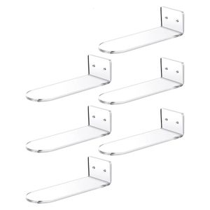 HANGER PLÁSTICO Display Stands Rack de armazenamento Sapatos transparentes Acessórios Float Shelf Shop Supply Acrylic Flutuating 240328