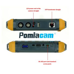 IV8W Monitor AHD TVI CVI CCTV Tester CCTV z narzędziem testowym UTP i VGA HDMI Wejście Przenośne baterie DC12V Out Monitor CAM