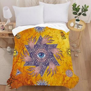 Blankets Mandala Yoga Pattern Flannel Throw Blanket Soft Warm Mystery For Home Office Sofa Couch Bed Decor King Size Camping Gift