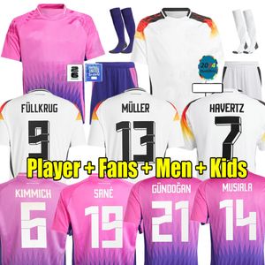 KROOS 24 25 Musiala Soccer Jerseysファンプレーヤー2024 2025 Gnabry Kimmich Football Shird Germanies Men Kit Germertz havertz women goretzka sane muller werner