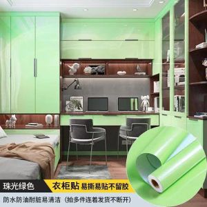 Kök sovrum möbler eftermontering film stick rull vägg klistermärken självhäftande heminredning vinyl för vattentät walpaper