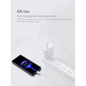 Xiaomi 120w Charger EU Adapter Fast Charge 6A Type C Data Cable For Xiaomi 12 12S 12T Pro Mi10 Ultra Mix4 Note11 11T Pro+ 5G