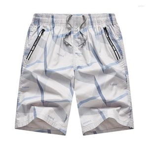 Men's Shorts Fashion Print Casual Elastic Waistband Hiking Running Male Clothes Athletic Plus Size Y2K Swimwear Knee Short Pants