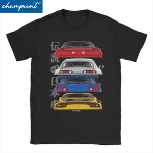 Herr t-shirts jdm legends t skjortor män kvinnor ren bomull fantastisk t-shirt rund nackbil styling tee skjorta kort ärmkläder ny ankomst 2443