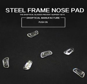 silicone nose pad steel frame nose pad 1000pcs glasses part push in eyeglasses accessories for glasses shop 4521731