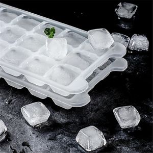 2024 Liten Ice Cube Mold Box med lock Scoop Fruits Popsicle Maker Mögel Mögel Tray Ice Cream Diy Tool Kök Kylskåp Tillbehör för is