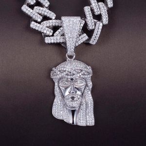 Customize Jewelry Sier Moissanite Diamond Jesus Pendant