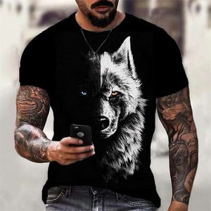 2024 T-shirt per uomini 3d nuovi animali