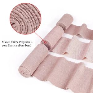 7,5 cm/10 cm x 4,5 m hög elastisk bandage bekvämt polyestergummi hemostatisk bandage akut muskelband för första hjälpen satser