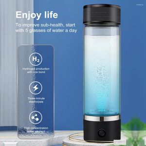 Bottiglie d'acqua Generatore di bottiglie ionizzanti idrogeno portatile per l'esercizio di viaggio Metabolismo rapido per la salute della pelle