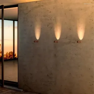 Duvar lambaları Modern Led Lamba Korozi Sconce Oturma Odası Yatak Odası Yatak Başucu Arka Plan Giriş Merdivenleri Veranda Ev Dekoru Aydınlatma Armatürü