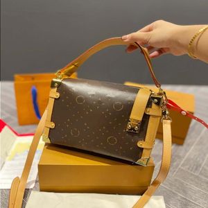 Ladies Fashion Casual Tote Bag Designe Luxury SIDE TRUNK Dhgate Bag Handbag Tote Shoulder Bags Crossbody Messenger Bag TOP Mirror M46358 M21