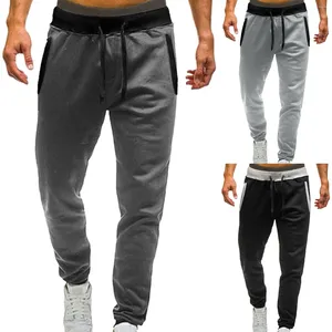 Herrbyxor mjuk casual man utomhus tunn sportkläder jogger träning trackduit hösten lös byxa hip hop dans slitage träning