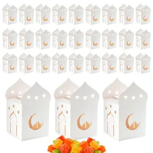 Gift Wrap Candy Treat Boxes 30pcs Candle Packaging Reusable Aroma Box Present Packing For Eid Envelopes Candies Cand