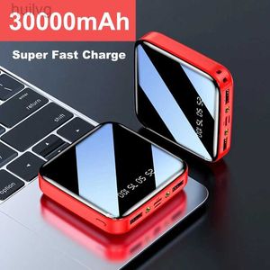 Cell Phone Power Banks 30000mAh Portable Mini Power Bank Super Fast Charger External Battery Pack For IPhone Samsung Power Bank Digital Display 2443