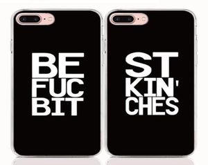 För iPhone XS XR XS Max X 5 5S 6 6S 7 8 Plus Case Print Mönster BFF Hjärtvänner Högkvalitativa telefonfall3432222