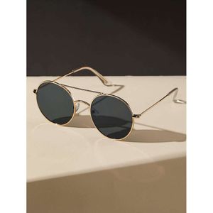 Круглый каркас Top Bar Fashion Glasses Shades для модного винтажного образа