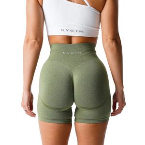 NVGTN Seamless Shorts Women Seamless Scrunch Workout Shorts High Waisted Booty Lifting Gym Yoga Shorts 240328