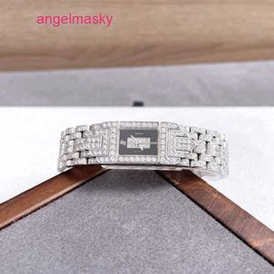 AP Business Wristwatch 18K Platinum Original English Womens Watch E68860 Wrist Rim 160mm Weight 98.61g