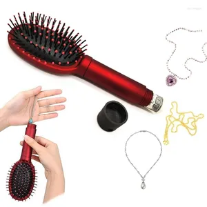 Storage Bottles Portable Compartment Secure Travel Hair Brush Safe Comb To Hide Money Versatile Tool For