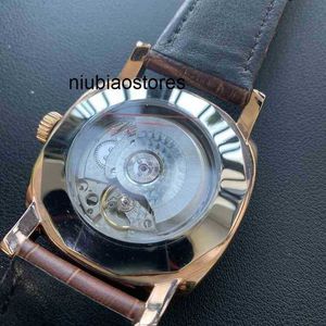 Luxury Watch Watch High Quality 47mm Black Dial Automatic Movement Steel Leather Strap Lysande vattentät bwzm