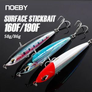 Köder Noeby 16 cm 58 g 19cm 86g Oberflächenstockköderfischerei Köder Trolling Big Bleistift Künstlicher Köder für GT Sea Fishing Lure