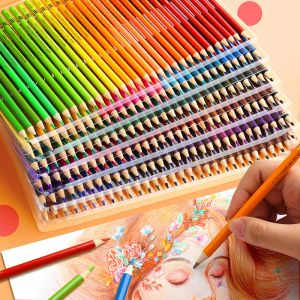 Pencils Sketching Painting 48/72/120/160 Colors Wood Colored Pencils painting Drawing colours color pencil Red pencil color pencils