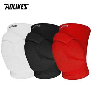 AOLIKES 1 Pair Sports Thickening Knee Pads Volleyball Extreme Sports Kneepad Brace Support Dancing Yoga Elastic Knee Protector 240323