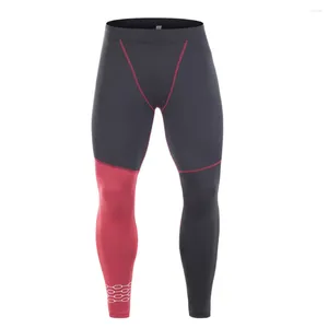 Pantaloni attivi perimedi in pile di pile maschile ciclico imbottito biciclette imbottiti per biciclette sportive da esterno uomini spessi pantaloni da yoga elasticizzate#G35