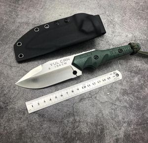 Crusader Forge Straight Knife 154 Blade med Kydex Mantel Hög hårdhet Överlevnad Militär Taktisk växelförsvar utomhusjakt CA1411093