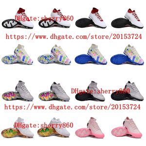 Soccer shoes Boots Zoomes Mercuriales Superflyes IXes Elitees FG TF Football Cleats Mens Soft Leather Comfortable Training Soccer Cleats Ronaldoes