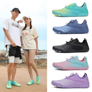 Casual Shoes Summer Sneakers For Men Green Water Size 46 Beach Unisex Outdoor Barefoot Sneaker Colorful Swimming Upstream Wading