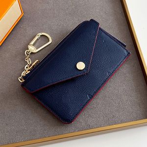 Luxury äkta läderplånbok Designerkedjor Kvinnors Mäns mini -mynt Purse Fashion Multifunktionella plånbok Minikorthållare Nyckelväskor med Box Original M69431