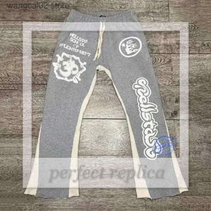 FLARED Sweatpants Designer Pants Sweatpants Women's Men's Pants Men's Pnts Y2K Vintage Men Streetwear Grey Baggy Hell Star Cargo Sweat Pants Byxor Joggar 450