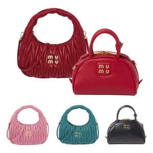 Herren Miui Wander Matelasse Tote Designer Umhängetasche Top -Qualität Damenhandtasche Gurt Geldbeutel Hobo Clutch Halbmond Unterarmtaschen Lady Leder Achsel Crossbody Taschen