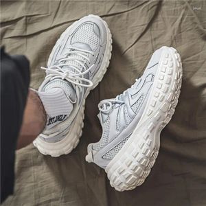 Casual Shoes Men Sneakers plus size 39-44 Moda Masna Moda Masowy oddychający mężczyzna gruby pojedynczy projektant sportowy