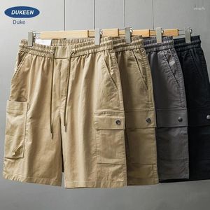 Men's Pants EN American WorkWear For Summer Loose Fitting Straight Leg ShortS KhaKi Sport Casual Capris