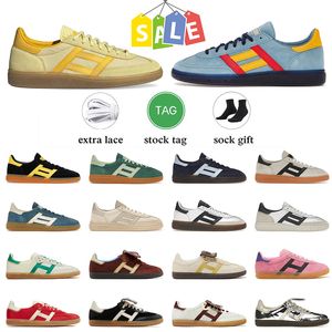 Män kvinnor casual skor handboll spezial sneakers lyxsko wale bonner nästan gul gummi bauhaus aluminium kärna svart silver metalliska män kvinnor tränare dhgate