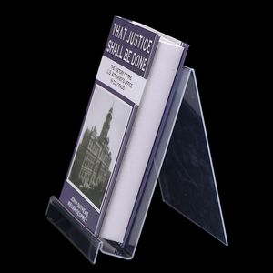 1PC Przezroczyste Clear Acryl Bookends Organizator biurka.