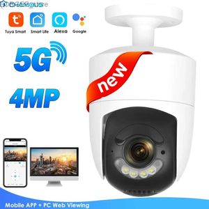 Другие камеры видеонаблюдения Tuya Wi -Fi Camera 360 2K 4MP 5G Wi -Fi Alexa Camera Camera Outdoor AI Smart Home Video Surgveillance SmartLife IP -камера Y240403