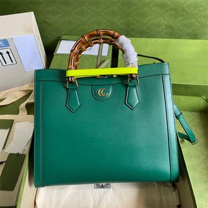 상단 손잡이 고급 핸드백 Diana Bamboo Bag Marmont Fashion Shoulder Tote Women 's Mens City City Clutch Crossbody Pochette Keepall Shop Bags를위한 가죽 디자이너 가방