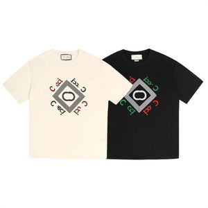 2024 Herren T -Shirt Designer Shirt Herren T -Shirts Buchstaben bedruckt purer Baumwollmode -Freizeitliebhaber gleiche Kleidung